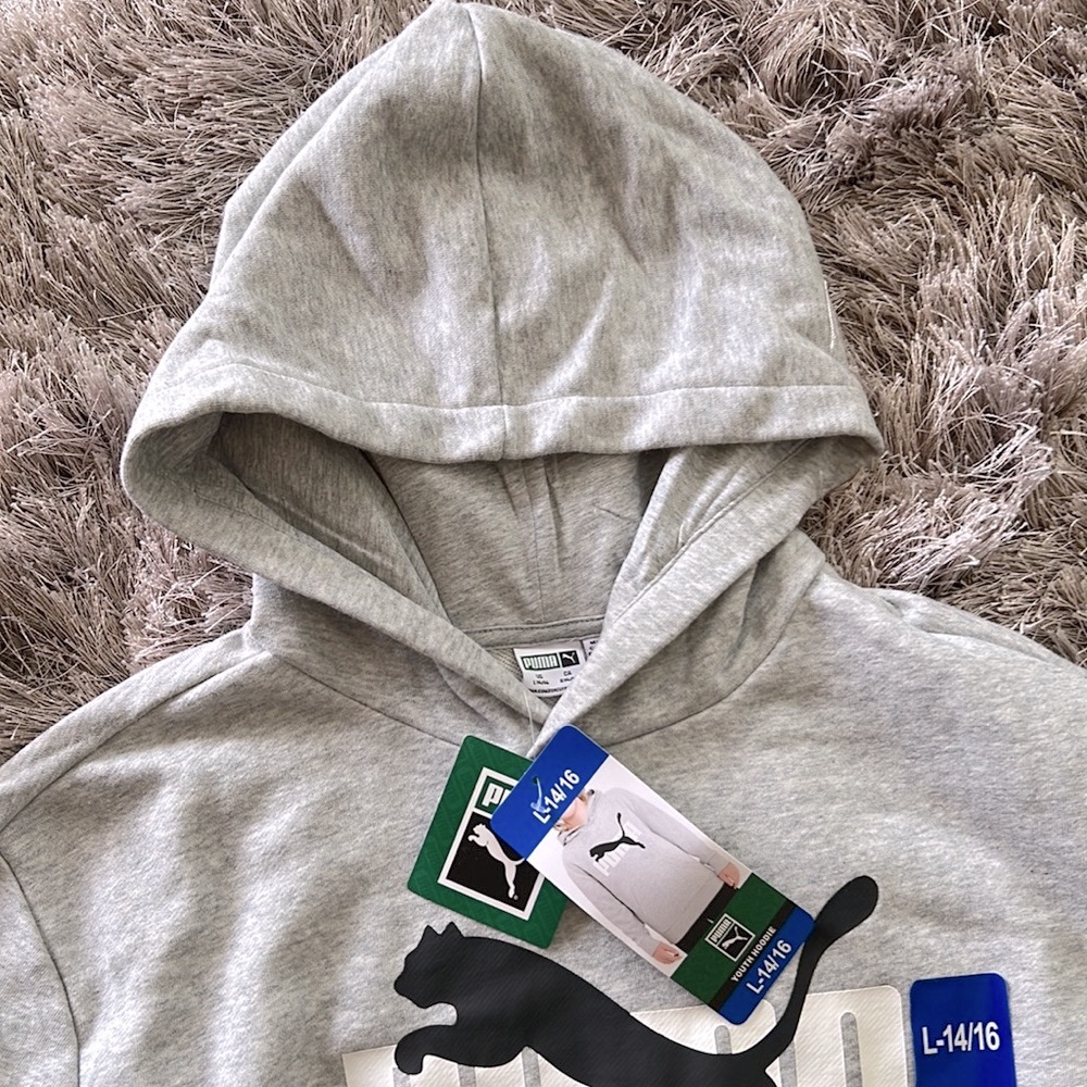 NWT Puma Boys Hoodie Sweatshirt - Picture 2 of 8